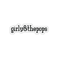 girly & the pops kiss-cut vinyl stickers